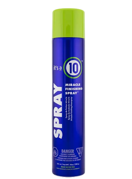 It's a 10 Miracle Finishing Spray 10 oz