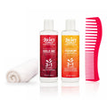 Juicy Curls Deluxe Essentials Set: Hold Me, Clean Me, Wave Comb and microfiber hair towel